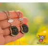 Кулон для двоих друзей "Best Buds. Печенье". Цена за набор